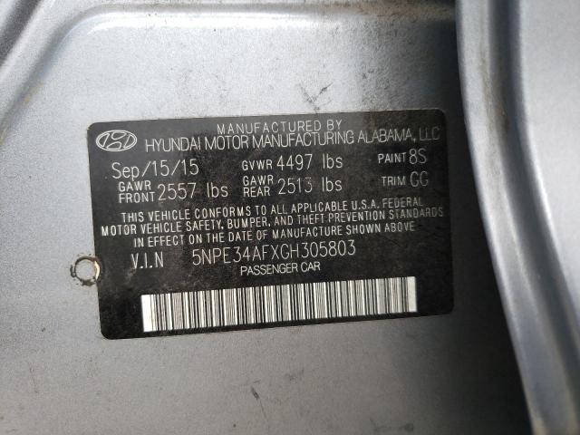 Photo 10 from auction – 2016 HYUNDAI SONATA with VIN 5NPE34AFXGH305803