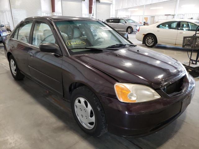 HONDA CIVIC LX 2001 with VIN 1HGES16571L054440 - Photo from auction