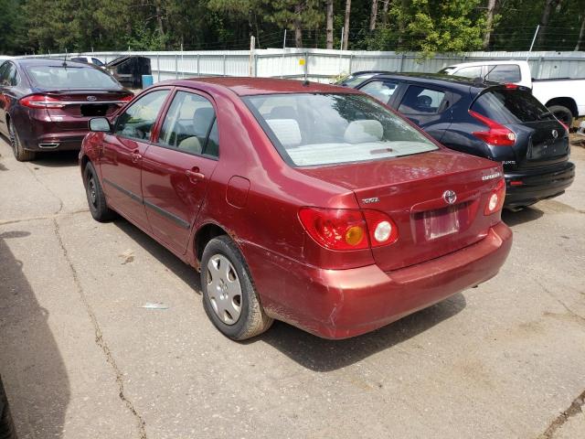 Photo 3 from auction – 2004 TOYOTA COROLLA CE with VIN 1NXBR32E94Z249304