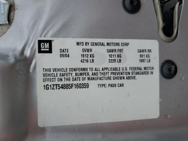 Photo 10 from auction – 2005 CHEVROLET MALIBU LS with VIN 1G1ZT54885F160359