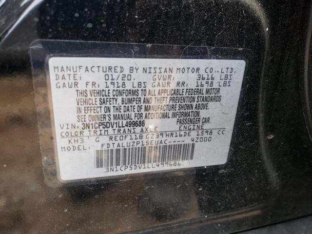 Photo 10 from auction – 2020 NISSAN KICKS SR with VIN 3N1CP5DV1LL499686