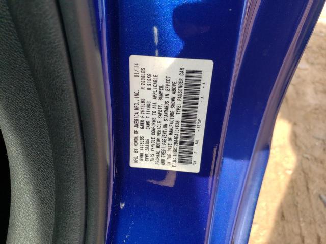 Photo 10 from auction – 2014 HONDA ACCORD EXL with VIN 1HGCT2B84EA004638