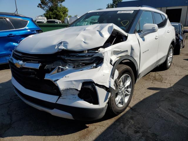 Photo 2 from auction – 2021 CHEVROLET BLAZER 2LT with VIN 3GNKBCR41MS532650
