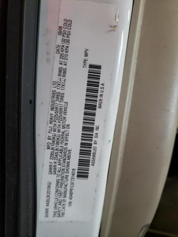 Photo 10 from auction – 2007 SUBARU LEGACY OUT with VIN 4S4BP61C977314016