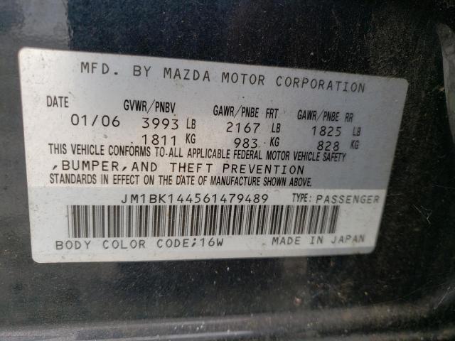Photo 10 from auction – 2006 MAZDA 3 HATCHBAC with VIN JM1BK144561479489