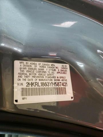 Photo 10 from auction – 2000 HONDA ODYSSEY with VIN 2HKRL1863YH587421