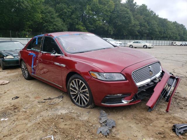 Photo 1 from auction – 2018 LINCOLN CONTINENTA with VIN 1LN6L9SPXJ5602159