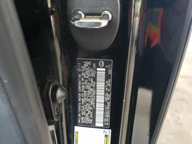 Photo 10 from auction – 2011 LEXUS IS 250 with VIN JTHFF2C27B2517965