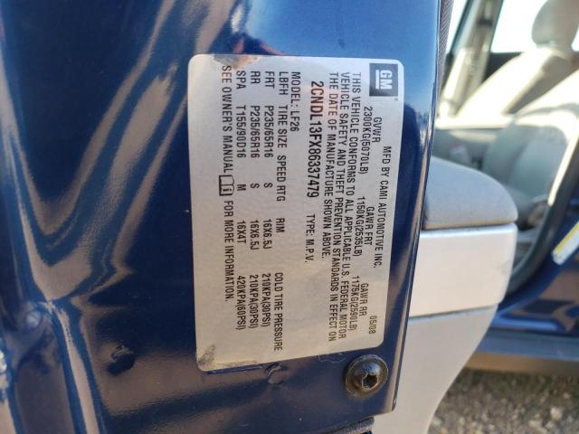 Photo 10 from auction – 2008 CHEVROLET EQUINOX LS with VIN 2CNDL13FX86337479