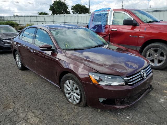 VOLKSWAGEN PASSAT S 2014 with VIN 1VWAT7A35EC066480 - Photo from auction