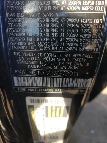Photo 10 from auction – 2008 LAND ROVER RANGE ROVE with VIN SALME15428A272911