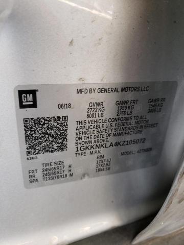 Photo 10 from auction – 2019 GMC ACADIA SLE with VIN 1GKKNKLA4KZ105072