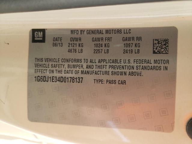 Photo 10 from auction – 2013 CADILLAC CTS PERFOR with VIN 1G6DJ1E34D0178137
