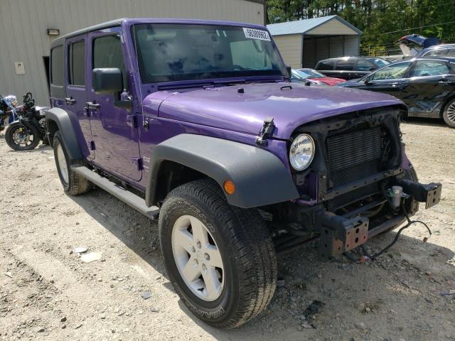 JEEP WRANGLER U 2018 with VIN 1C4BJWDGXJL854896 - Photo from auction