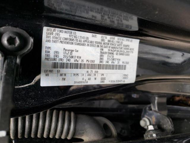 Photo 10 from auction – 2016 FORD FOCUS SE with VIN 1FADP3K26GL299179