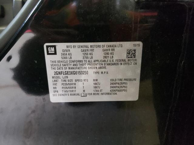 Photo 10 from auction – 2016 CHEVROLET EQUINOX LT with VIN 2GNFLGE3XG6153250