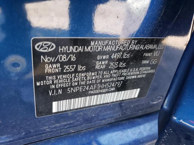 Photo 10 from auction – 2017 HYUNDAI SONATA SE with VIN 5NPE24AF1HH524797