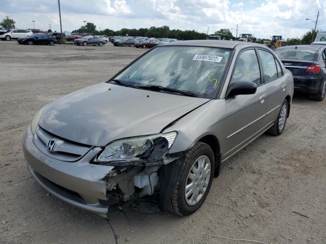 Photo 2 from auction – 2004 HONDA CIVIC LX with VIN 2HGES16534H620840