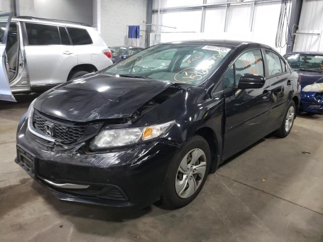 Photo 2 from auction – 2014 HONDA CIVIC LX with VIN 19XFB2F59EE071487