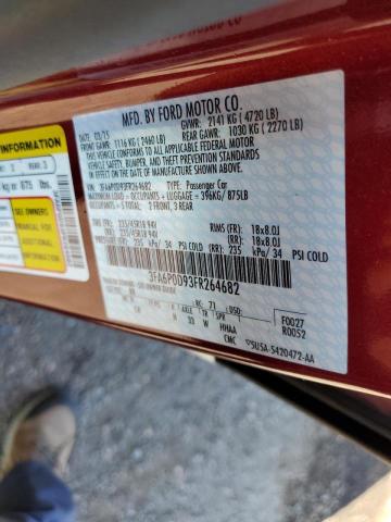 Photo 10 from auction – 2015 FORD FUSION TIT with VIN 3FA6P0D93FR264682