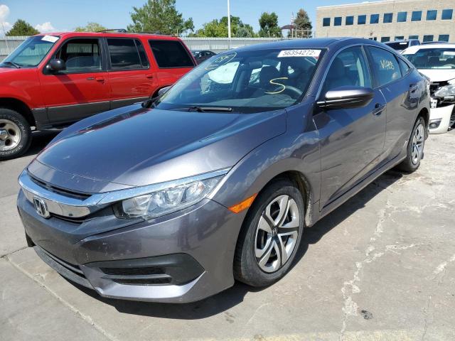 Photo 2 from auction – 2017 HONDA CIVIC LX with VIN 19XFC2F55HE077675