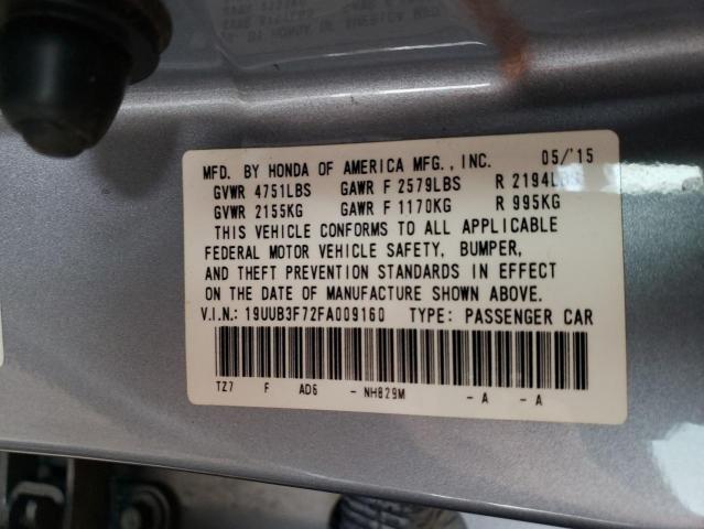 Photo 10 from auction – 2015 ACURA TLX ADVANC with VIN 19UUB3F72FA009160
