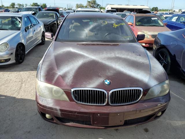 Photo 9 from auction – 2007 BMW 750 with VIN WBAHN83547DT66473