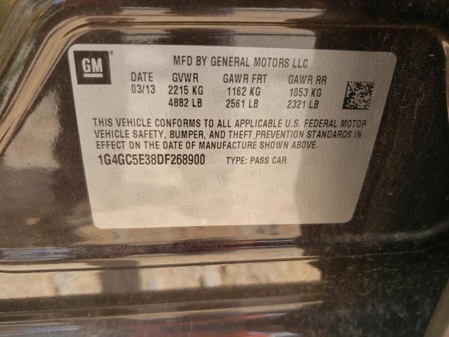 Photo 10 from auction – 2013 BUICK LACROSSE with VIN 1G4GC5E38DF268900
