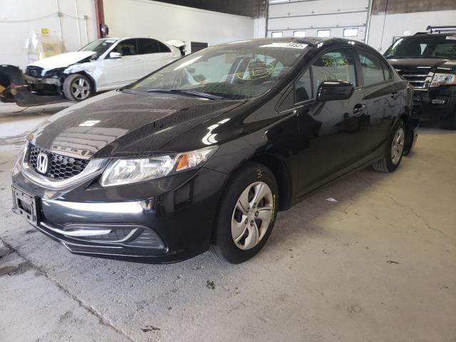 Photo 2 from auction – 2015 HONDA CIVIC LX with VIN 19XFB2F50FE220029