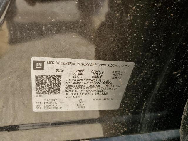 Photo 10 from auction – 2020 GMC TERRAIN SL with VIN 3GKALTEV6LL141135