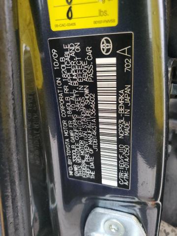 Photo 10 from auction – 2010 TOYOTA YARIS with VIN JTDBT4K31A1364602