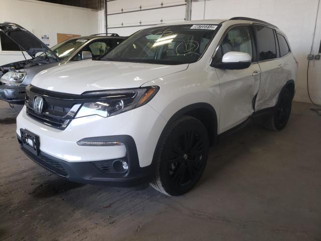 Photo 2 from auction – 2021 HONDA PILOT SE with VIN 5FNYF6H20MB021819
