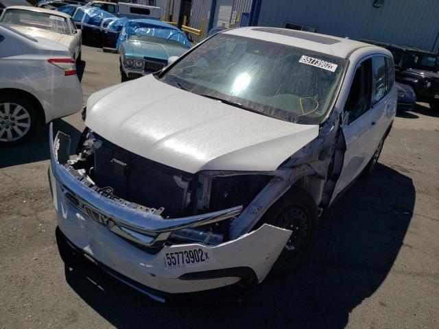 Photo 2 from auction – 2021 HONDA PILOT EXL with VIN 5FNYF5H54MB027501