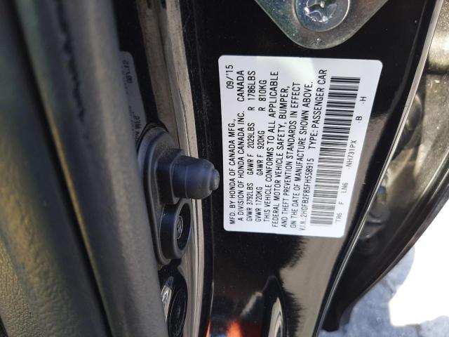 Photo 10 from auction – 2015 HONDA CIVIC EX with VIN 2HGFB2F85FH558915