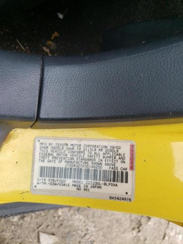Photo 10 from auction – 2003 TOYOTA CELICA with VIN JTDDR32TX30146250