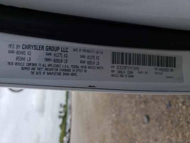 Photo 10 from auction – 2015 DODGE CHALLENGER with VIN 2C3CDZBT1FH715455