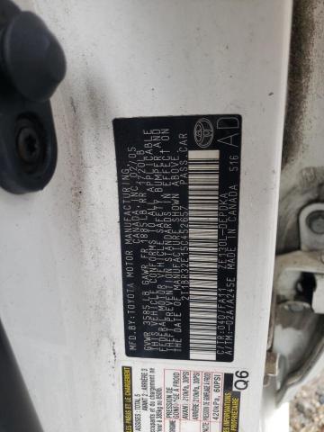 Photo 10 from auction – 2005 TOYOTA COROLLA CE with VIN 2T1BR32E15C452657