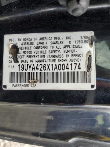 Photo 10 from auction – 2001 ACURA 3.2CL TYPE with VIN 19UYA426X1A004174