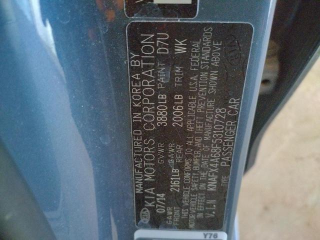 Photo 10 from auction – 2015 KIA FORTE LX with VIN KNAFX4A68F5310728