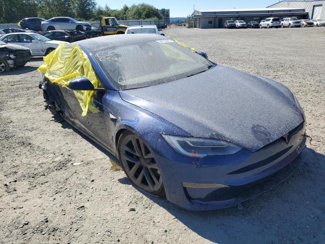 TESLA MODEL S 2021 with VIN 5YJSA1E62MF438566 - Photo from auction