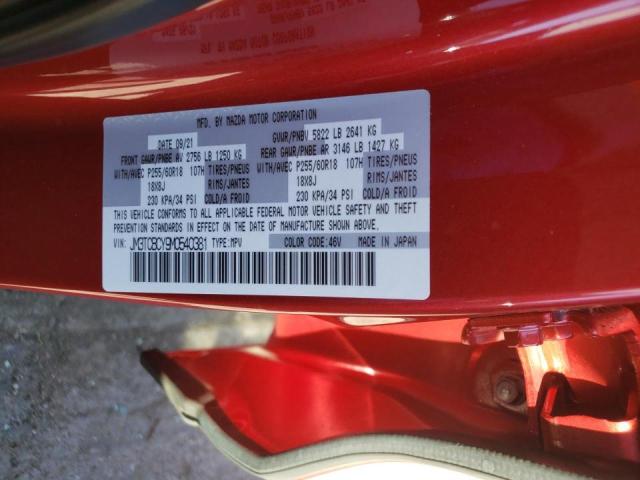 Photo 10 from auction – 2021 MAZDA CX-9 TOURI with VIN JM3TCBCY9M0540381