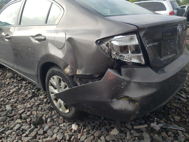 Photo 9 from auction – 2012 HONDA CIVIC LX with VIN 19XFB2F50CE316836