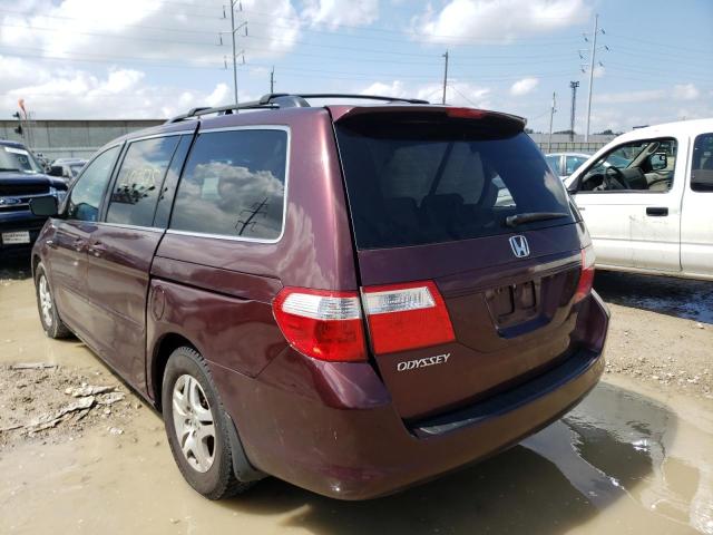 Photo 3 from auction – 2007 HONDA ODYSSEY EX with VIN 5FNRL38797B126547