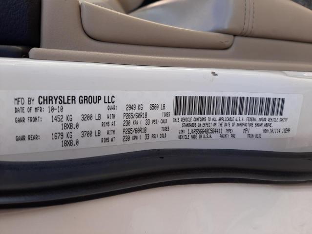 Photo 10 from auction – 2011 JEEP GRAND CHER with VIN 1J4RS5GG4BC564411