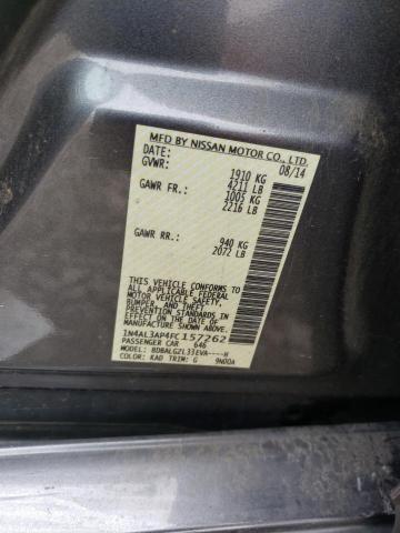 Photo 10 from auction – 2015 NISSAN ALTIMA 2.5 with VIN 1N4AL3AP4FC157262