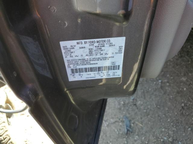Photo 10 from auction – 2007 FORD F150 with VIN 1FTRX14W87FB90905