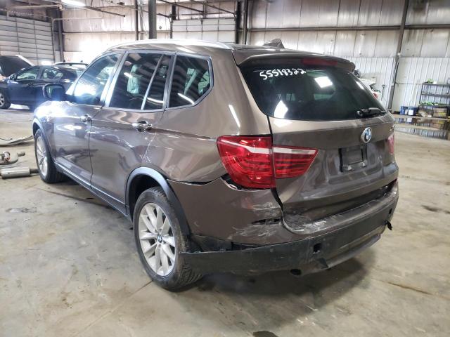 Photo 3 from auction – 2014 BMW X3 XDRIVE2 with VIN 5UXWX9C55E0D25303