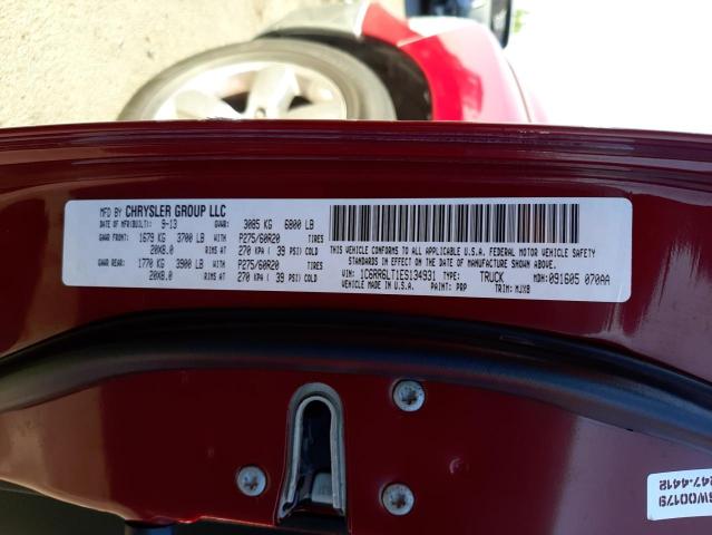 Photo 10 from auction – 2014 RAM 1500 SLT with VIN 1C6RR6LT1ES134931