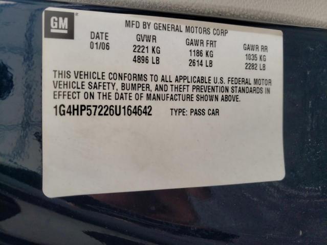 Photo 10 from auction – 2006 BUICK LUCERNE CX with VIN 1G4HP57226U164642
