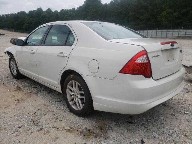 Photo 3 from auction – 2012 FORD FUSION S with VIN 3FAHP0GA4CR351601
